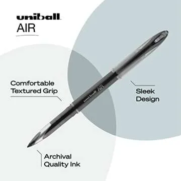 Uni-Ball AIR Rollerball Pens - Smooth Writing Experience