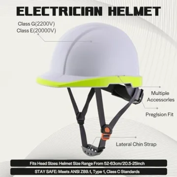 LOHASWORK Hard Hats - OSHA Approved Safety Helmets