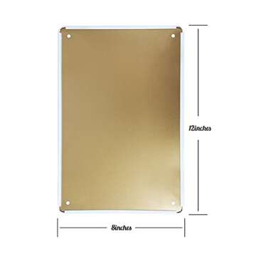 LMDDFZS Funny Metal Sign For Garage Weed Decor Man Cave Ideas Yard Stuff Or Wall No Entry Unless You...