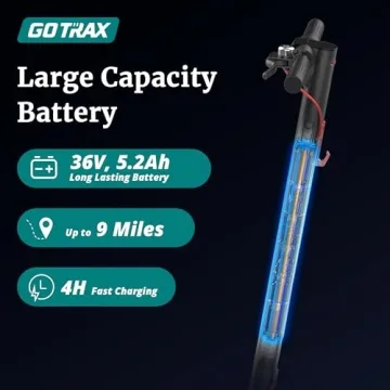 Gotrax GXL V2 Electric Scooter 15.5MPH Solid Tires