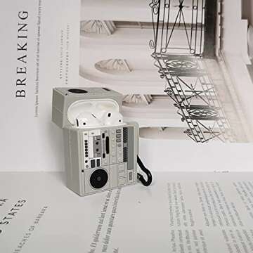 Retro Radio Airpod Case for Kids & Teens - Cute Design