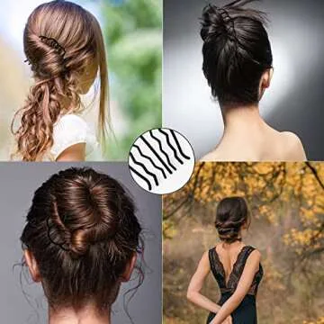 Elegant 6 Pieces Hair Side Comb for Stylish Updos