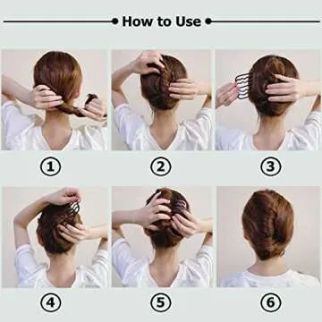 Elegant 6 Pieces Hair Side Comb for Stylish Updos