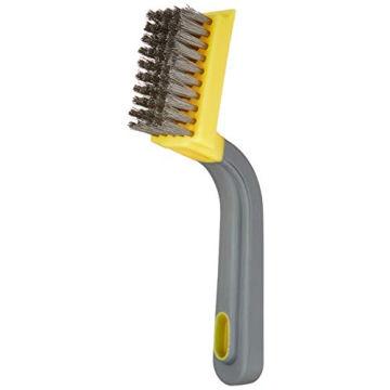 Amazon Basics Soft Grip Wide Stainless Stripper Brush