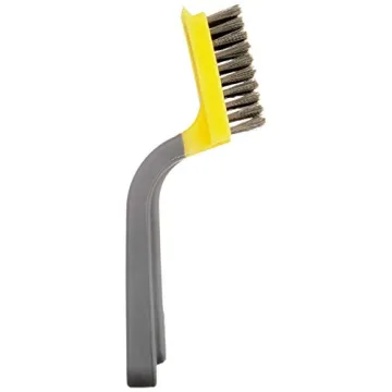 Amazon Basics Soft Grip Wide Stainless Stripper Brush
