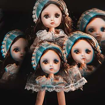 JINGLIANG 80mm Handheld Subtle Kaleidoscope Filter, Special Effects Filter, Optical Glass Prism, Photographic Video SLR Camera Accessories