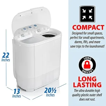 Deco Home Compact Twin Tub Washing Machine