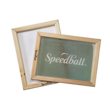Speedball 110 Monofilament Screen Printing Frame, 12x16 Inch