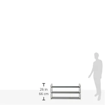 Home-Complete 3-Tier Shoe Organizer for Any Room