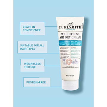 Curlsmith Weightless Air Dry Cream - Vegan Leave-In Conditioner