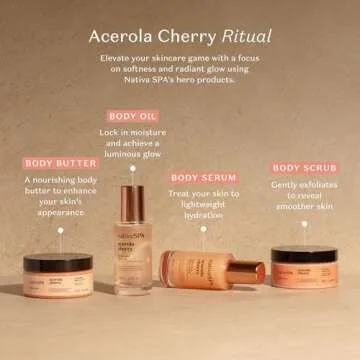 Nativa SPA Acerola Cherry Skin Care Ritual 4-Step Bundle