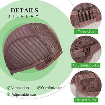 AISI QUEENS Silver Long Straight Wig for Cosplay