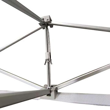 Portable Aluminum Fabric Display Stand for Events