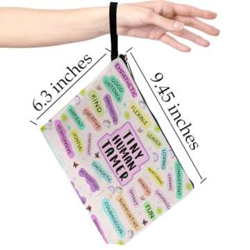 Teacher Gifts Makeup Bag Teacher Appreciation Gifts Teacher Must Haves Teacher Birthday Gifts for Women Female Her Educator Colleague New Teacher Thank You Gifts Cosmetic Bag Graduation Gifts