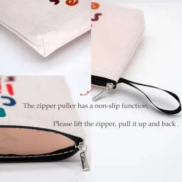 Teacher Gifts Makeup Bag Teacher Appreciation Gifts Teacher Must Haves Teacher Birthday Gifts for Women Female Her Educator Colleague New Teacher Thank You Gifts Cosmetic Bag Graduation Gifts