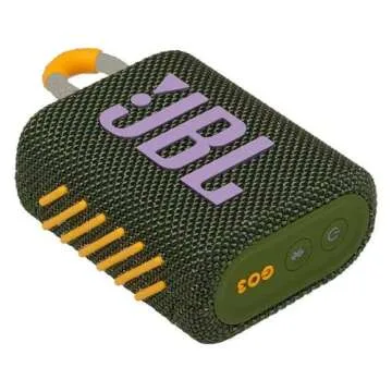 JBL Go 3 Portable Waterproof Wireless IP67 Dustproof Outdoor Bluetooth Speaker (Green)