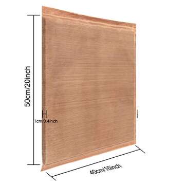 Sntieecr 16 x 20 Inch Extra Large Heat Press Pillow Heat Pressing Transfer Pillow, Heat Press Mat fo...