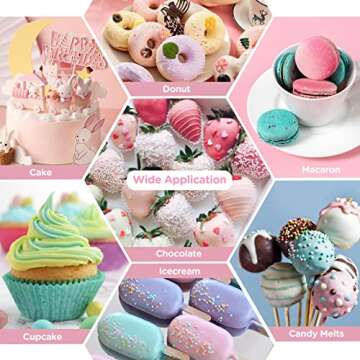 Oil Based Food Coloring for Chocolate - 30 Milliliters Upgraded Light Pink Oil Food Color for Baking Cake Decorating, Edible Food Dye for Candy Melts Cookies Easter Egg Icing Fondant Meringues