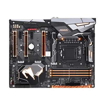 GIGABYTE Z370 AORUS Gaming 7 (Intel LGA1151/ Z370/ ATX/ 3xM.2/ M.2 Thermal Guard / Front USB 3.1 /ESS Sabre DAC /RGB Fusion/ Fan Stop /SLI/ Motherboard)