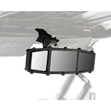 ATV Tek UTVMIRCTR-ES1 Elite UTV Deluxe Adjustable Mount Rear View Mirror
