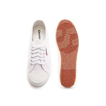 Superga unisex adult S000010 Sneaker, White, 6 Women 4.5 Men US