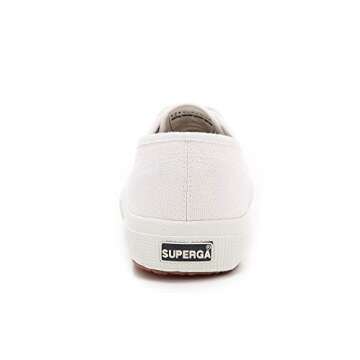 Superga unisex adult S000010 Sneaker, White, 6 Women 4.5 Men US