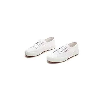Superga unisex adult S000010 Sneaker, White, 6 Women 4.5 Men US