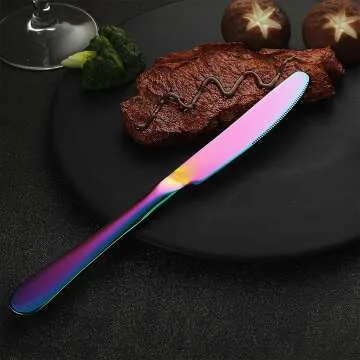 Rainbow Flatware Set 20 Pieces for 4 - Dishwasher Safe
