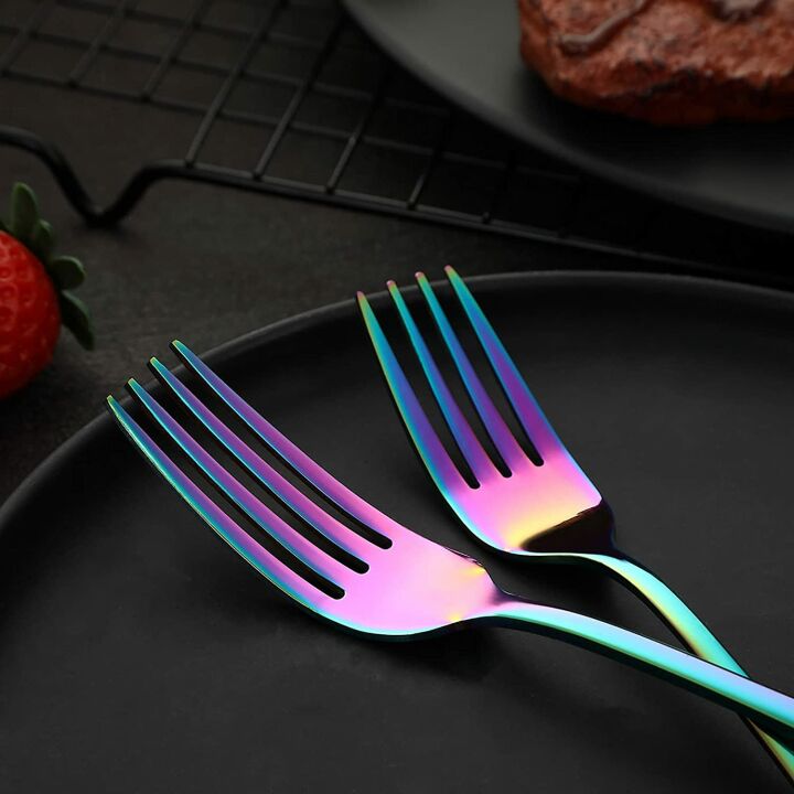 Rainbow Flatware Set 20 Pieces for 4 - Dishwasher Safe