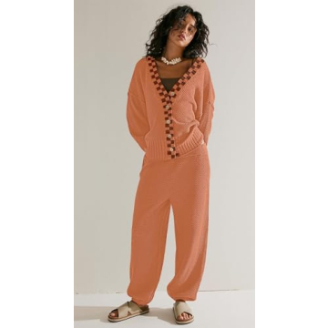 SAUKOLE Cozy Two Piece Sweater Set for Women