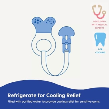 MAM Mini Cooler Teething Ring with Clip for Infants