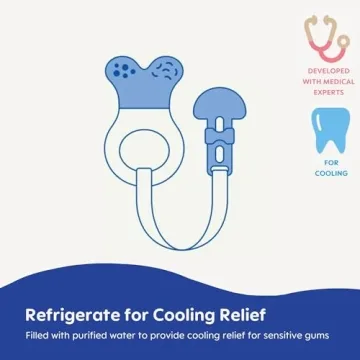 MAM Mini Cooler Teething Ring with Clip for Infants