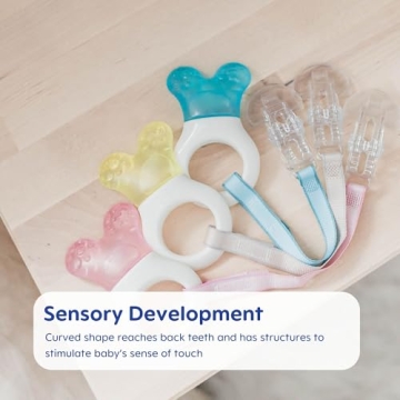 MAM Mini Cooler Teething Ring with Clip for Infants