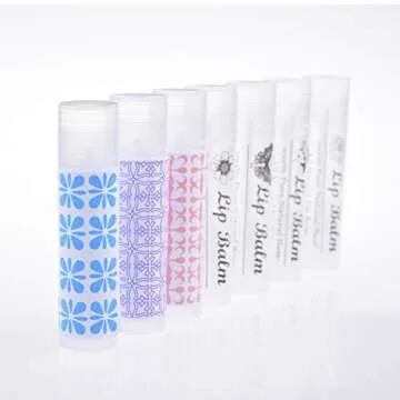 DIY Lip Balm Container Tubes - 50-Pack, Customizable & Leak-Proof