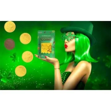 St. Patrick's Day Chocolate Coins 100-Pack - Delicious Treats!
