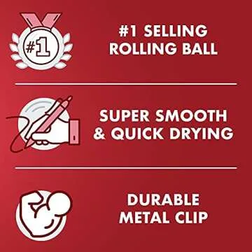 PILOT Precise V5 RT Refillable & Retractable Liquid Ink Rolling Ball Pens, Extra Fine Point (0.5mm) Black/Blue/Red Inks, 3-Pack (26053)