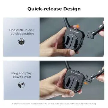 K&F Concept Magnetic Neck Phone Mount for Recording, Hands-Free POV/Vlog Video Filming, Magnetic Phone Chest Mount for GoPro DJI Insta360, Neck Holder for iPhone 16 15 14 13 12 Series