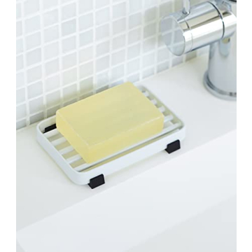 Yamazaki Steel Slotted Soap Dish for Kitchen & Bathroom