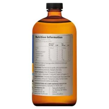 Sovereign Silver Bio-Active Silver Hydrosol for Immune Support, Colloidal-Silver Liquid, 10 ppm, 32oz (946mL) Family Size