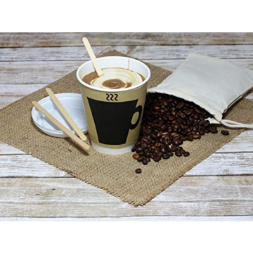 Birch Wood Stir Sticks for Coffee (1000 Count)