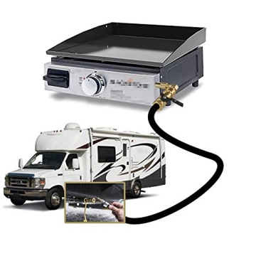 MENSI 12FT Quick-Connect Propane Hose for Blackstone Grills