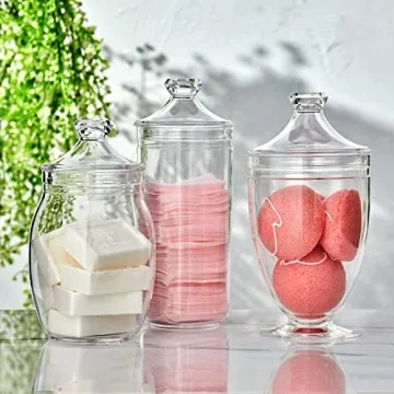 Acrylic Apothecary Jars - Stylish Storage Solution