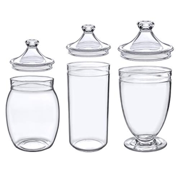 Acrylic Apothecary Jars - Stylish Storage Solution