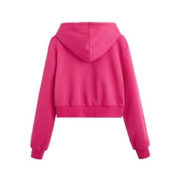 Cropped Zip Up Hoodie for Women - Stylish & Comfortable