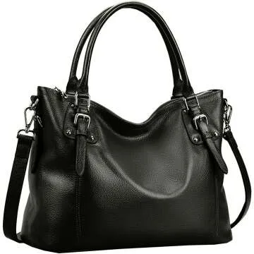 Heshe Women's Leather Handbags & Totes - Top Quality
