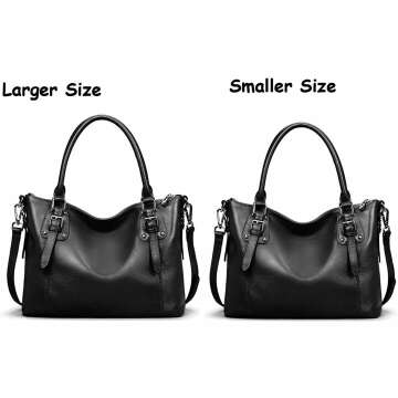 Heshe Women's Leather Handbags & Totes - Top Quality