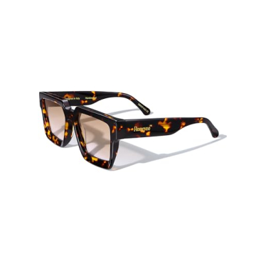 Roneyee Square Sunglasses Trendy Rectangle Shades for Men Women Oversized Stylish Retro UV Protectio...