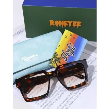 Stylish Roneyee Square Sunglasses for UV Protection