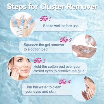 FADLASH DIY Lash Extension Kit Individual Lashes +Lash Glue Remover for Lash Extensions 60ML