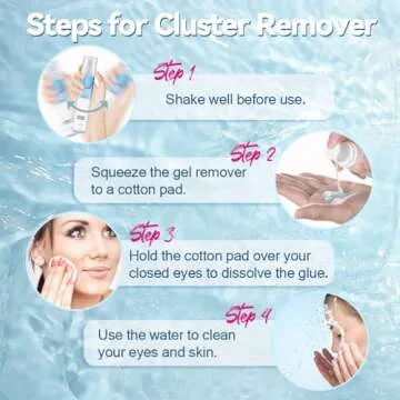 FADLASH DIY Lash Extension Kit Individual Lashes +Lash Glue Remover for Lash Extensions 60ML